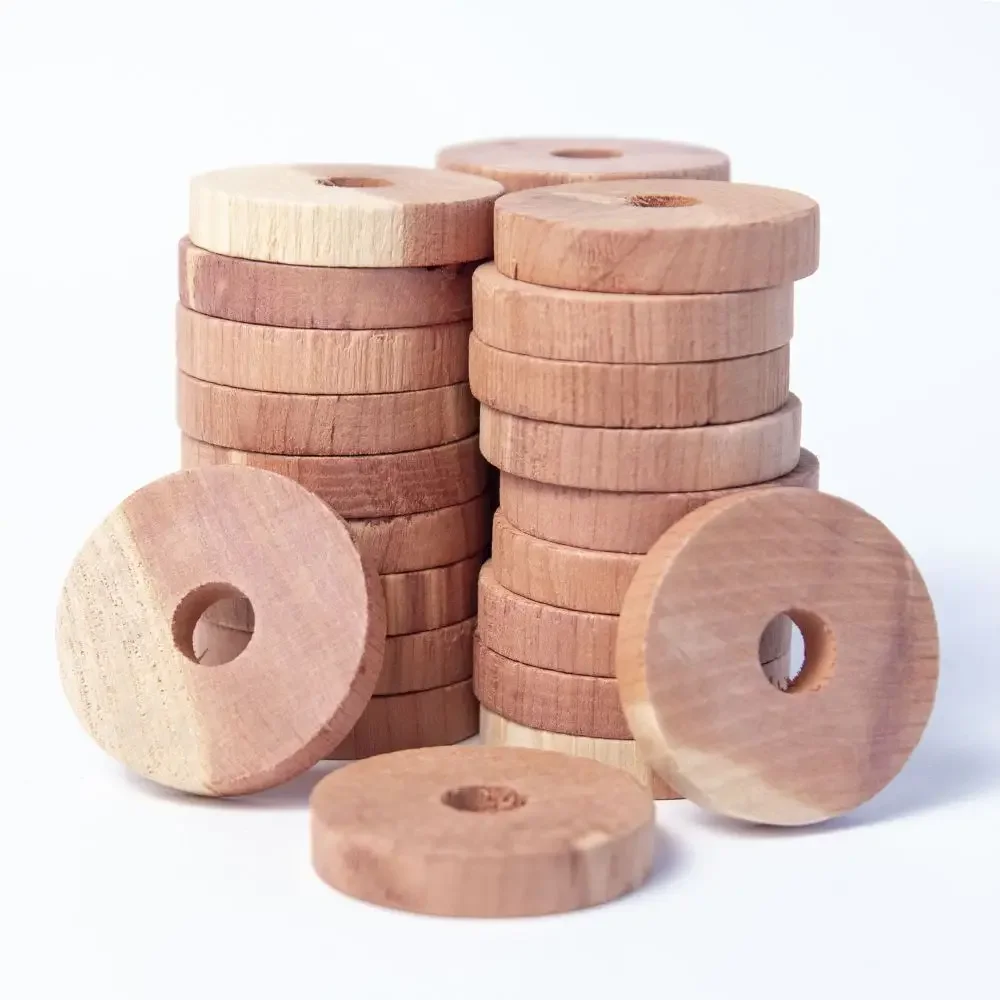 

10Pcs Cedar Block Fresh Odour Deterrent Insect Wardrobe Health Natural Clothes Camphor Insect Repellent Moth Wood Home Supply