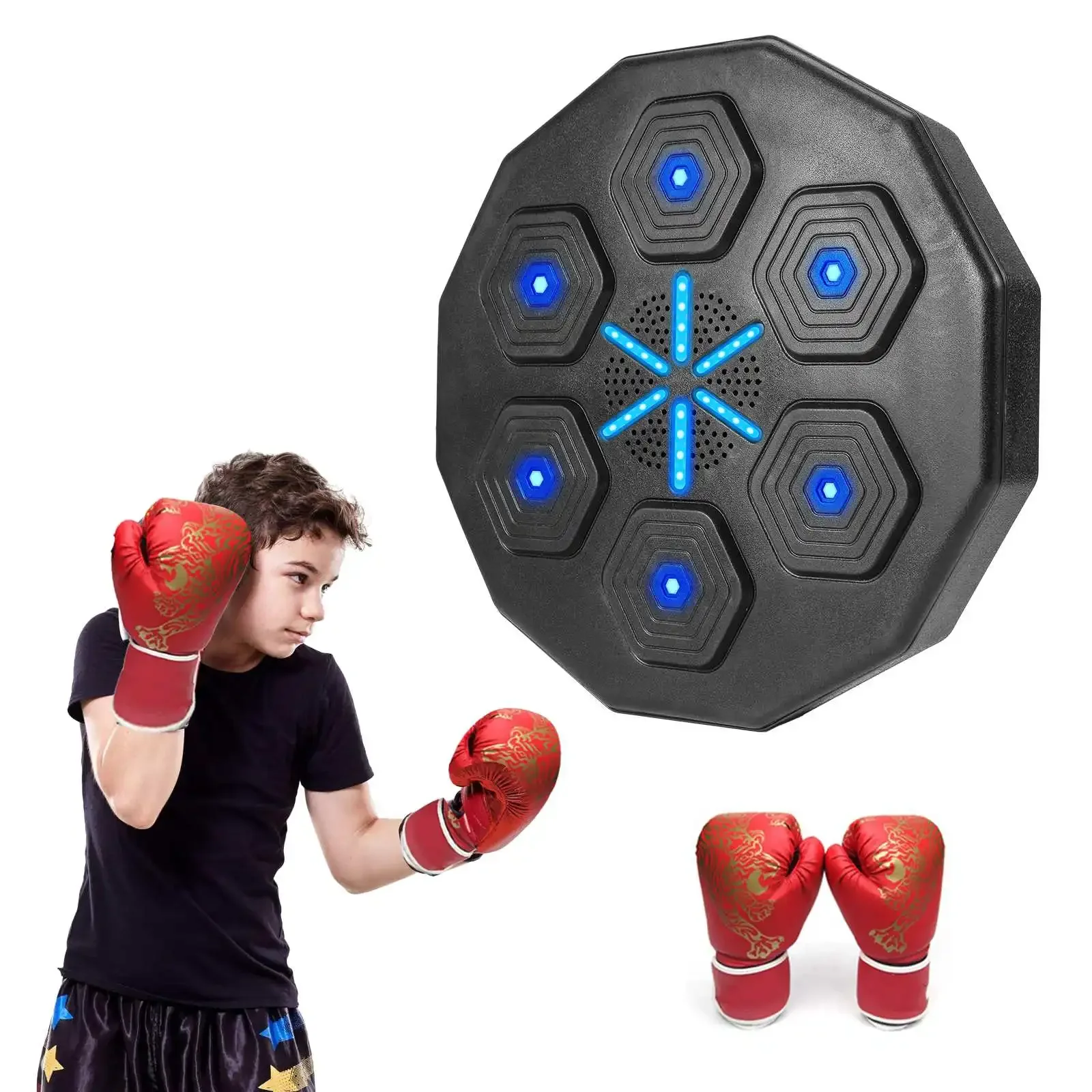 Electronic Response Boxing Machine Wall Hanging Sandbag Bluetooth Smart Music  Boxing Punching Equipment for Adult Speed Response - AliExpress