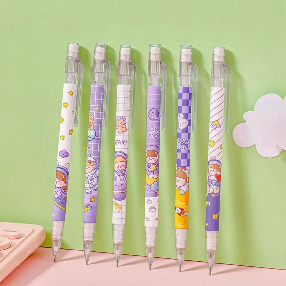 Cute Animals Peach Mechanical Pencil with 0.5mm Refill - Perfect