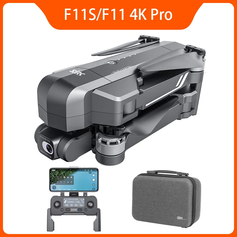 Дрон SJRC F11S/F11 4K PRO профессиональный Квадрокоптер с функцией GPS Wi-Fi HD-камерой