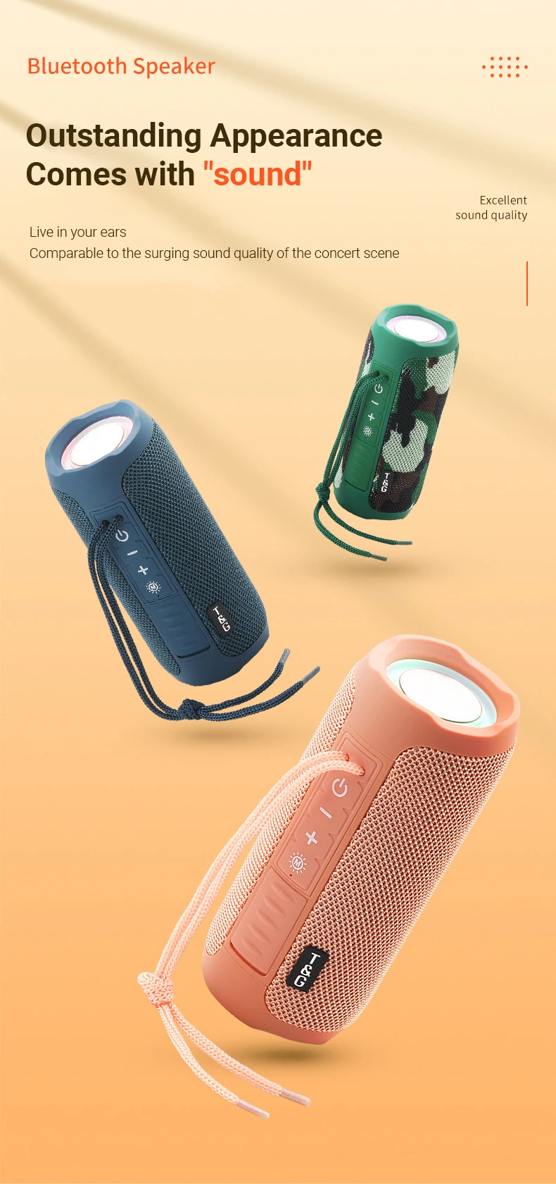 Wireless Portable Bluetooth Speaker Radio FM AUX PC TV Sound Music Box Bluetooth For Handsfree Subwoofer_voghion.com