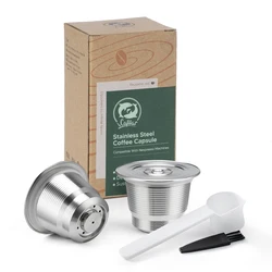 Stainless Steel Reusable Coffee Capsule (2 capsules)