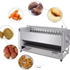 Electric Commercial Industrial Brush Roller Vegetable Carrot Sweet Potato Cleaning Washer Washing And Peeling Peeler Machine 1
