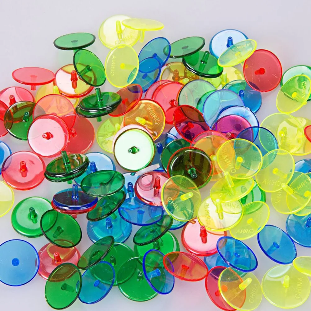 

50 Pcs Golf Ball Position Marking Tool Round Golfs Markers Stamp for Men Plastic Tools Miss Golf-ball