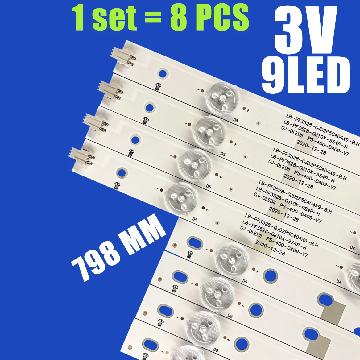 LED 백라이트 LB-PF3030-GJD2P5C404X9-B (LD40E01M, LE40D1442, 40D3505T, 40PFK5300, 40PFK6510, 40PFF5650, 40PFG5109, BDM406