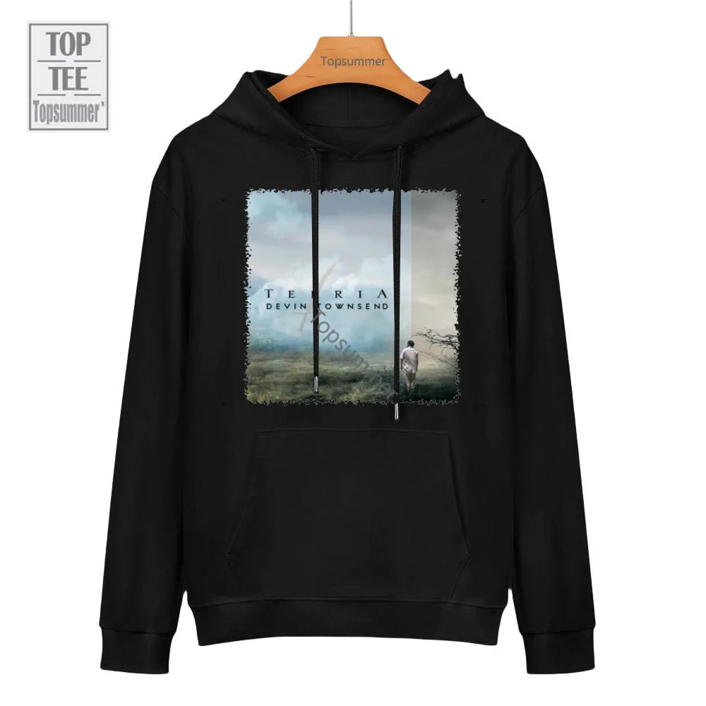 

Свитшот с изображением альбома терьера, толстовки Devin Townsend Tour, мужские свитшоты в стиле ретро, уличная одежда, черная одежда