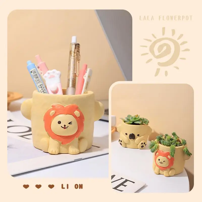 

Animal Planter Pots Planters In Animal Shape Mini Plant Pots Novelty Planters Weatherproof Balcony Plant Pots For Orchids Aloe
