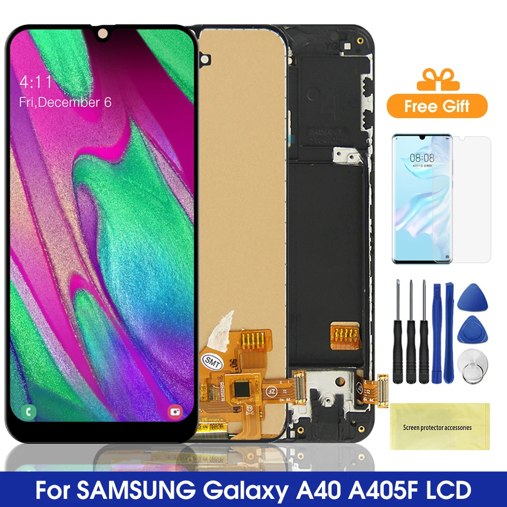 Super-AMOLED-A40-Display-Screen-for-Samsung-Galaxy-A40-A405-A405F-A405S ...