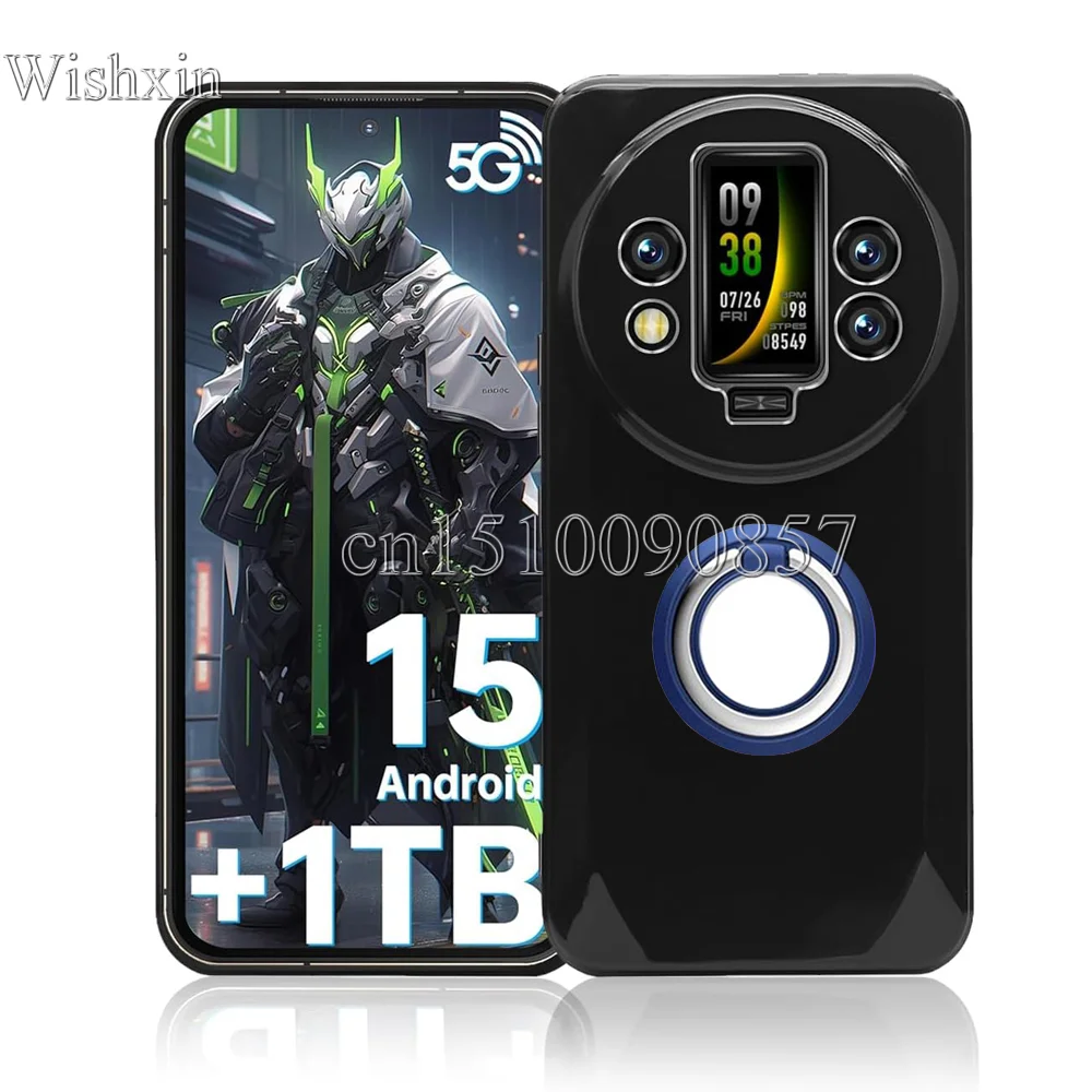 Ring Holder Shockproof Soft TPU Kickstand Case Cover