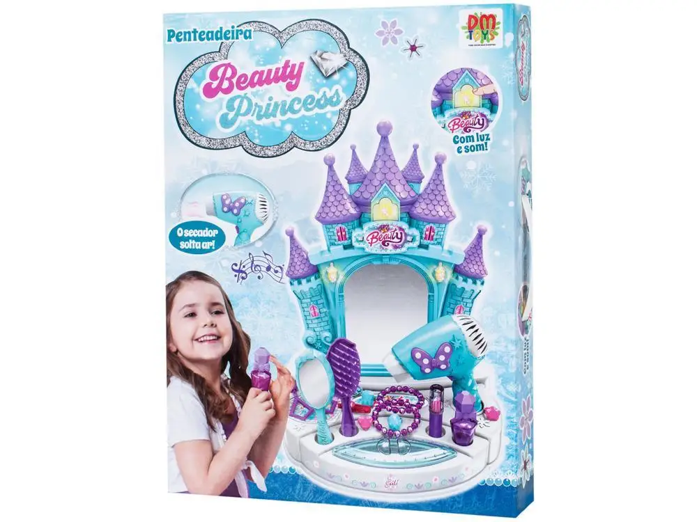 Penteadeira de Brinquedo Dm Toys Beauty Princess 5