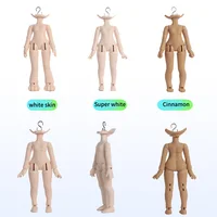New 1/12bjd Body Animal Body Cat Bear Body for GSC Clay Head, OB11,  Joint Body Eplacement Hand Joint Accessories Toy 3
