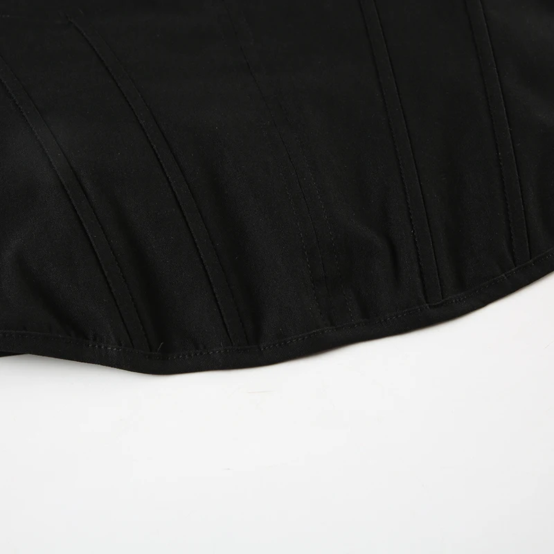 Solid Simple Fish Bones Binding Waist Women¡¯s Camisole Skinny Sexy Rave Classical Tank Spring Summer Trendy Clothes