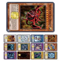 2023 New Anime Game Yu-Gi-Oh Blue Eyes Dragon God Film Skin Sticker Tape for Large Big Chip Card Bus Card No Fade Waterproof 1
