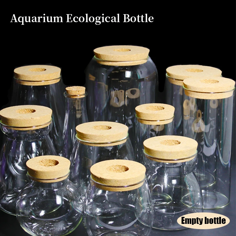 Mini Beta Fish Tank Aquarium Bottles 1