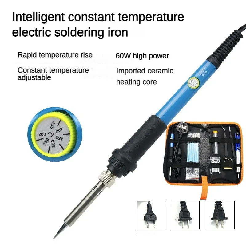 

Adjustable temperature electric soldering iron kit 60W soldering iron welding tools