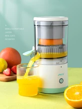  Wireless Slow Juicer Orange Lemon Juicer USB Electric Juicers Fruit Extractor Portable Squeezer Pressure Juicers for Home 7.4V 