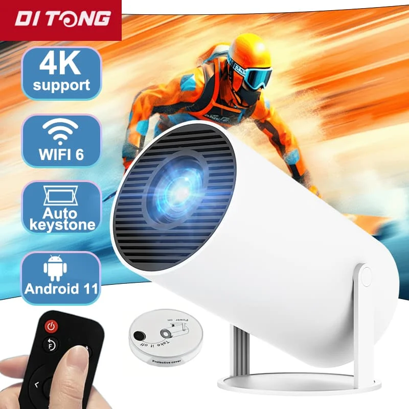 DITONG HY300 Plus HD Projector Portatil 4K 1280x720P Android Wifi LED Video Home Theater Cinema Phone Mini Games Proyector Movie portable projector,wifi projector,4k hd projector
