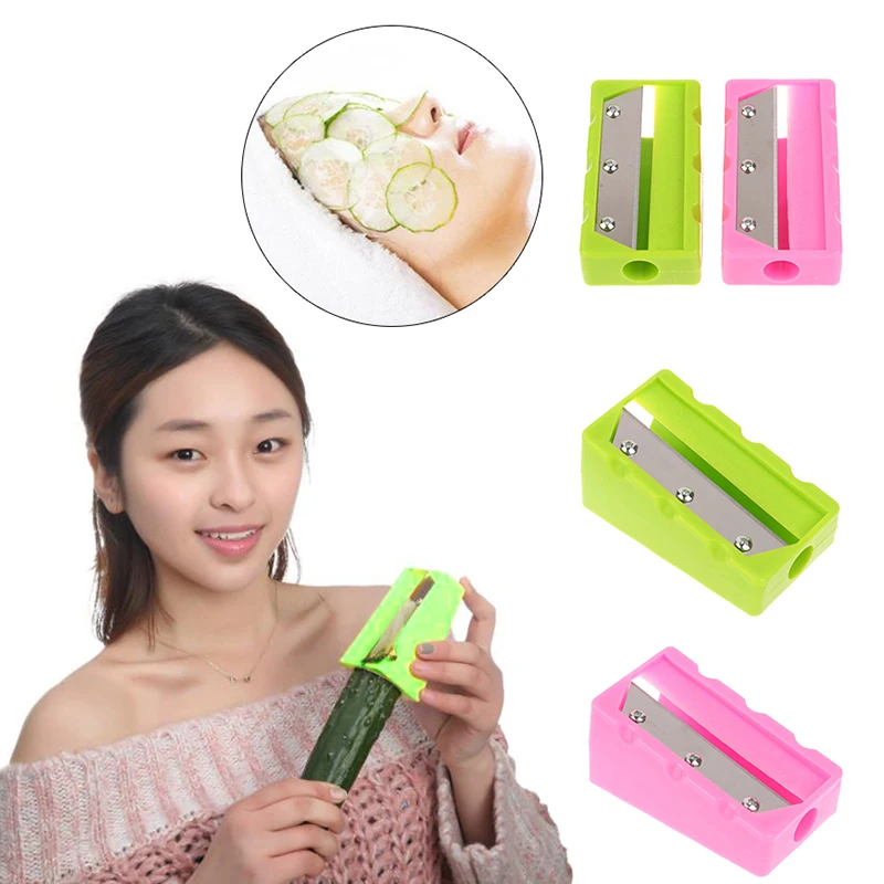 

Rotary Manual Spiral Cucumber Sharpener Diy Beauty Skin Care Whitening Facial Mask Cucumber Slicer With Mirror Skincare Tool