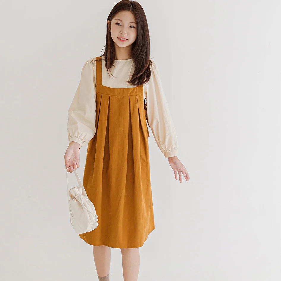 

Girls Retro Cotton Linen Dress Summer Sleeveless New Children Casual Loose Princess Dresses