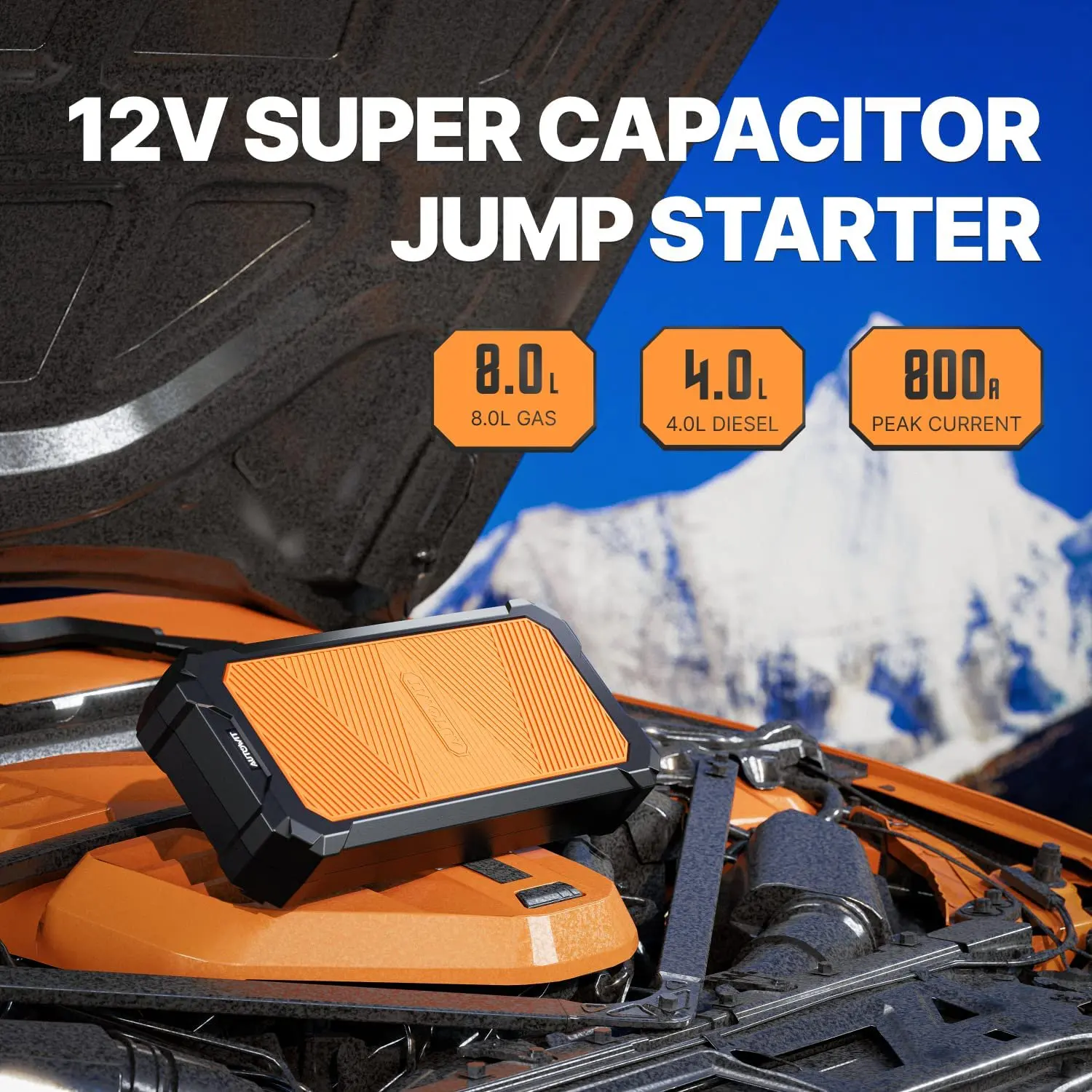 Autowit Super Capacitor 2 Jump Starter 12V Batteryless Jump