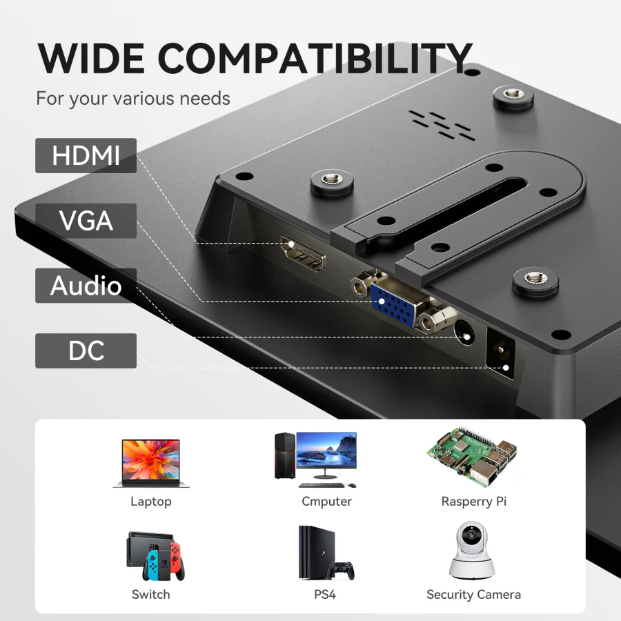Miktver-10.5 ġ 100% sRGB ̹  Ǯ HD 1920x1280P  HDMI ÷ IPS ȭ 3:2 PC PS4 Xbox,   tv