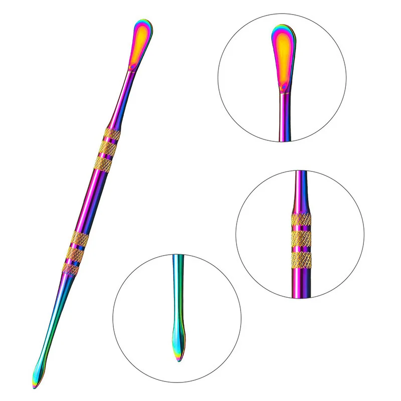 10 Pieces Wax Carving Tool 4.75 Inch Stainless Steel Clay Sculpting Tool Rainbow