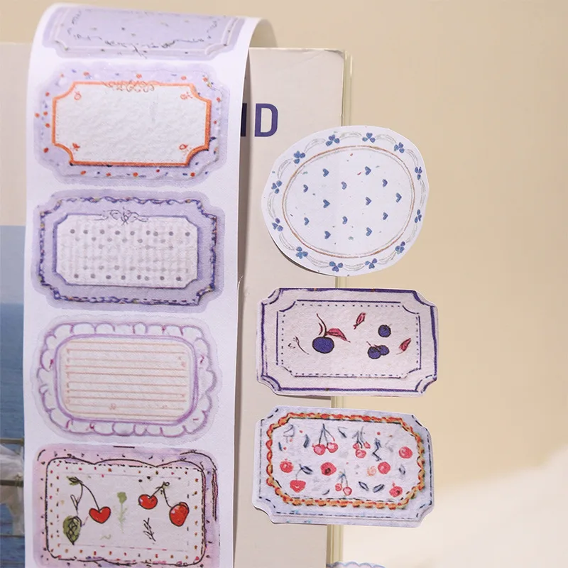 1pcs/1lot 장 접착 테이프 태그 응집 쥬브 저널 DIY 종이 일본어 마스킹 ..