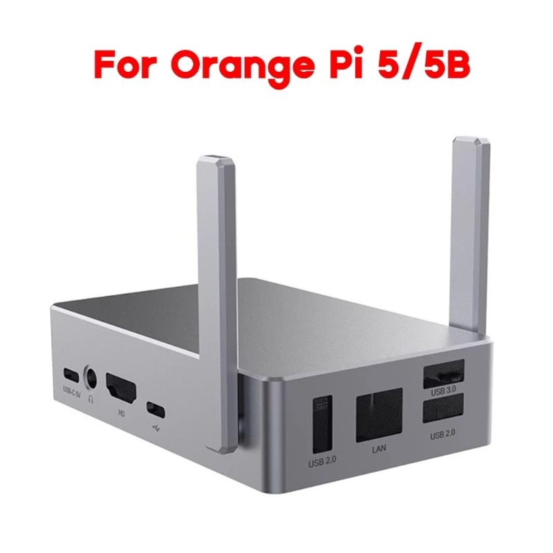

Для Orange 5 5B алюминиевый RPI 5B металлический корпус для RPI 5 5B M76A
