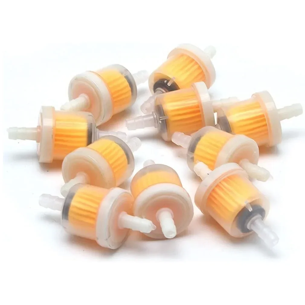 Motorcycle Petrol Gas Fuel Gasoline Oil Filter 10Pcs/set For Scooter Motorcycle Moped Scooter Dirt motorcycle fuel filter fuel filter