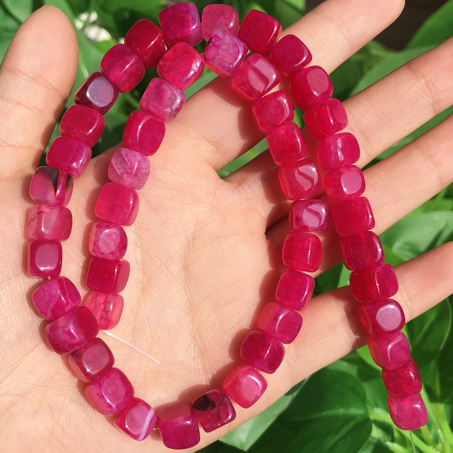 Fuschia Cracked Agat