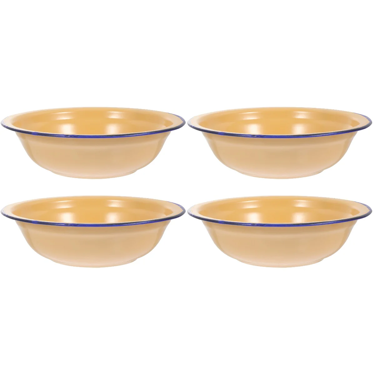 

Spa Bathroom Decor Accessories Enamel Soup Bowl Food Containers Practical Plate