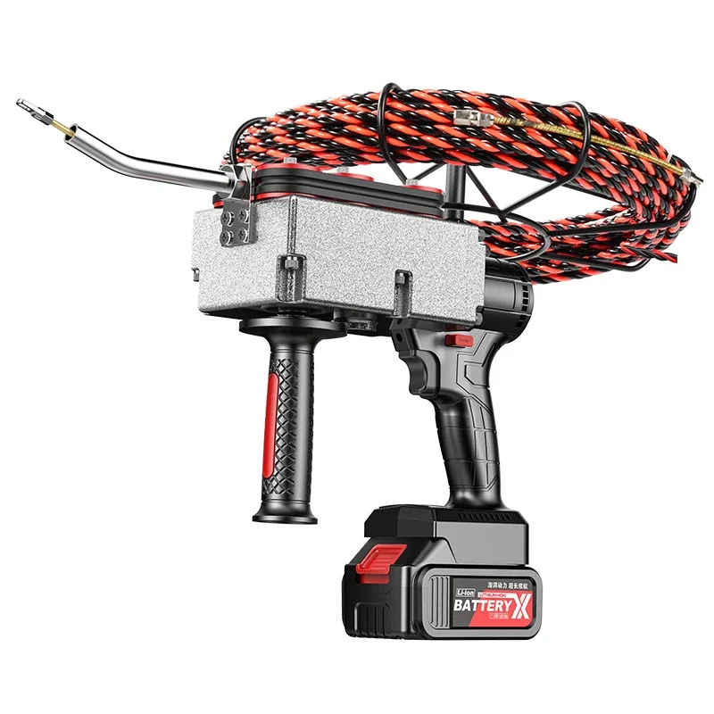 Top Seller Electrical Wire Puller Brushless Wall Wiring Threading Machine