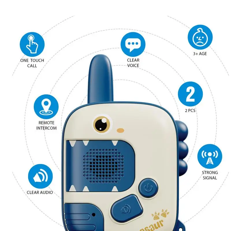 Kids Walkie Talkie Long Range Outdoor Handheld Interphone Toy 2 Way Radio Toy for Camping Outdoor Adventure Game Birthday Gifts 2