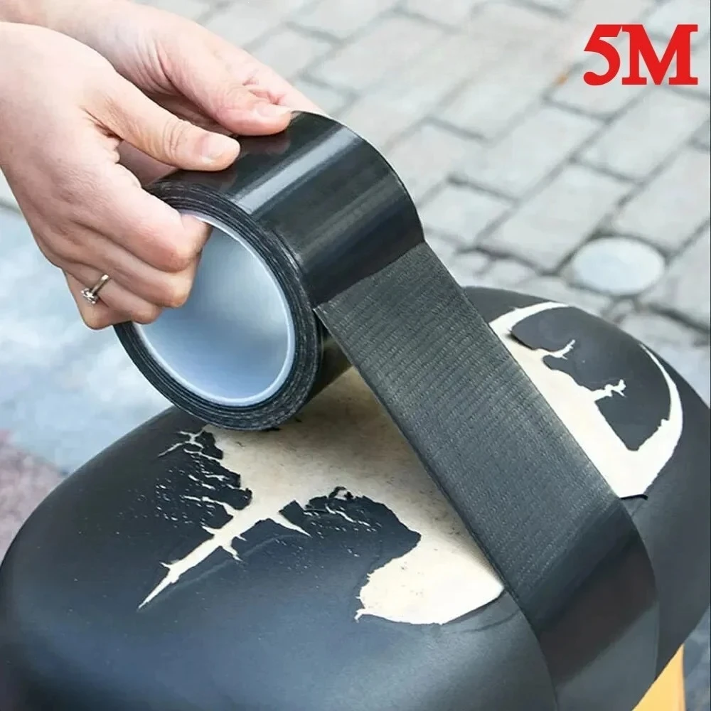 5x5 ซม.สีดําเทปซ่อม-Heavy Dutyกันน้ําPatchสําหรับโซฟา/เบาะรถ, กาวผ้าเทปสําหรับเบาะสวมใส่ซ่อม 1