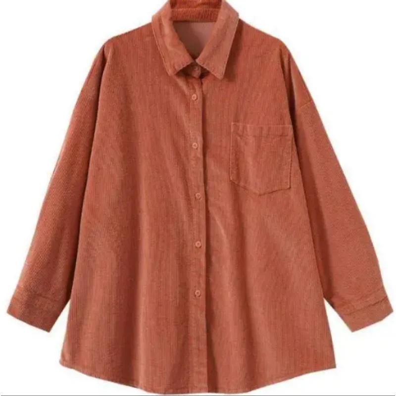 Рисунок 4 - Женская Вельветовая рубашка-куртка в стиле ретро