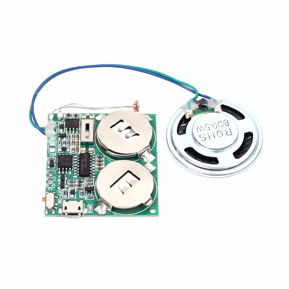 DIY Light Sensor Sound Module Micro USB Recordable Sound Chip 8M