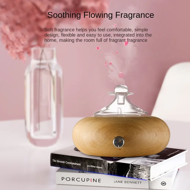 Upgrade Home Aromatherapy Pure Essential Oil Fragrance Machine Cold Aromatherapy Diffuser with Colorful LED Lights 3