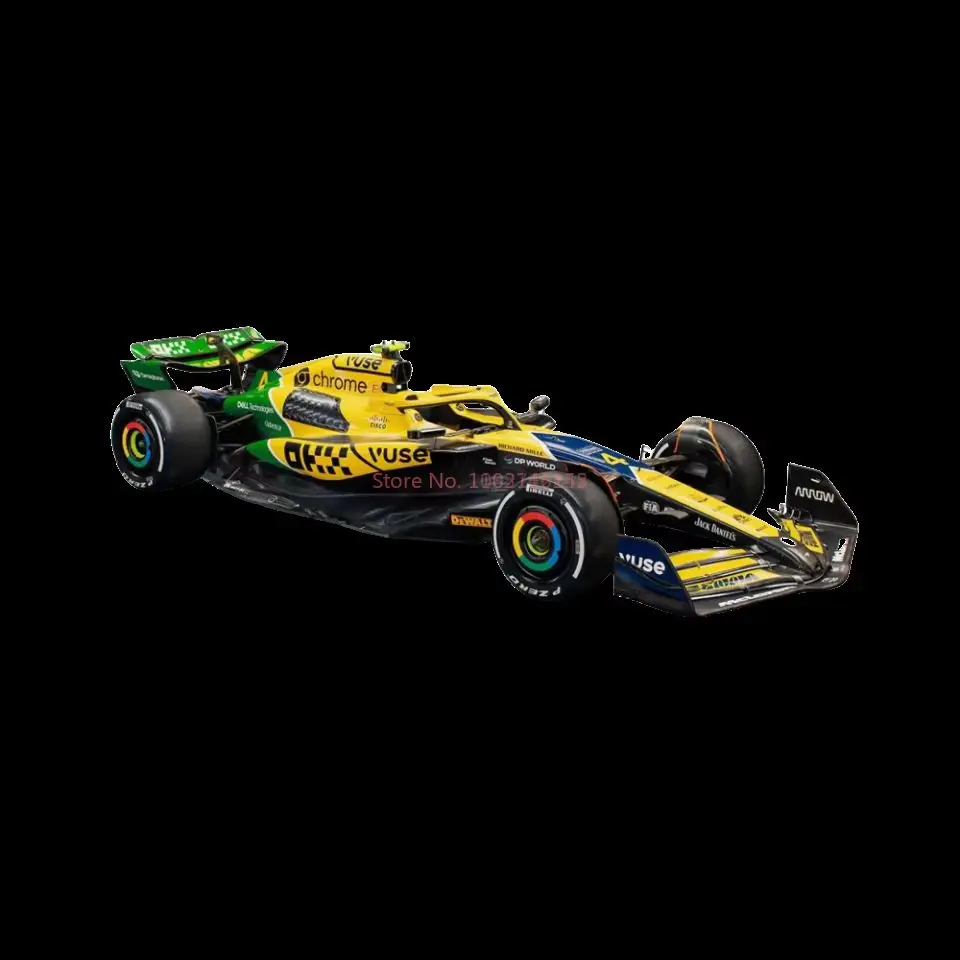 1:43 Bburago Mclaren MCL38 Monaco Grand Prix F1 2024 F1 Alloy Miniature Diecast Model #4 #81 Lando Norris ﻿F1 Alloy Car Toy Gift 6