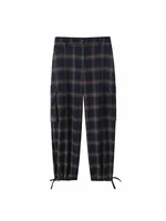 Costume Chic et décontracté pour femmes, veste à capuche à carreaux, lanterne ample, vêtements de travail, pantalon, mode automne hiver, nouvelle collection 5