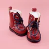 Tilda 1/8 Doll Boots Toy Shoes For Blythe OB24 OB26,Lovely Mini Short Boots for Blyth EXO Korea KPOP 15cm Plush Doll Accessories 4