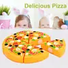 Kids Pizza Cutting Toy Simulation Plastic Pizza Dinette Child Toy Kitchen Pretend Food Cooking Kitchen Toys For Girls L0b2 2
