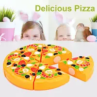 Kids Pizza Cutting Toy Simulation Plastic Pizza Dinette Child Toy Kitchen Pretend Food Cooking Kitchen Toys For Girls L0b2 2