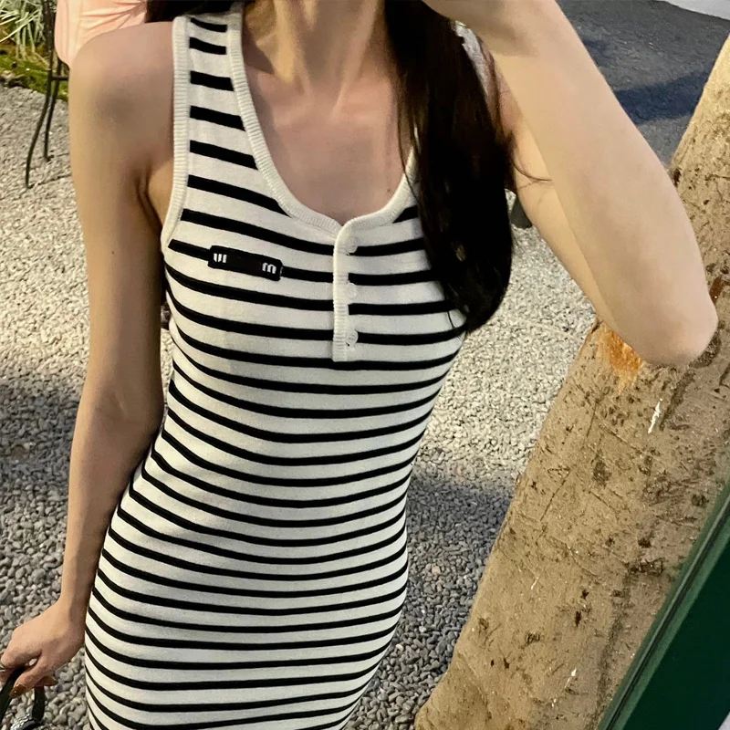 

Женское облегающее короткое платье с запахом, Повседневное трикотажное платье в полоску без рукавов, весна-лето