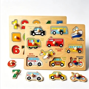 Montessori Wooden Puzzle Board 1