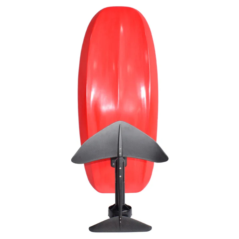 All carbon fiber electric hydrofoil surfboard, suspended station