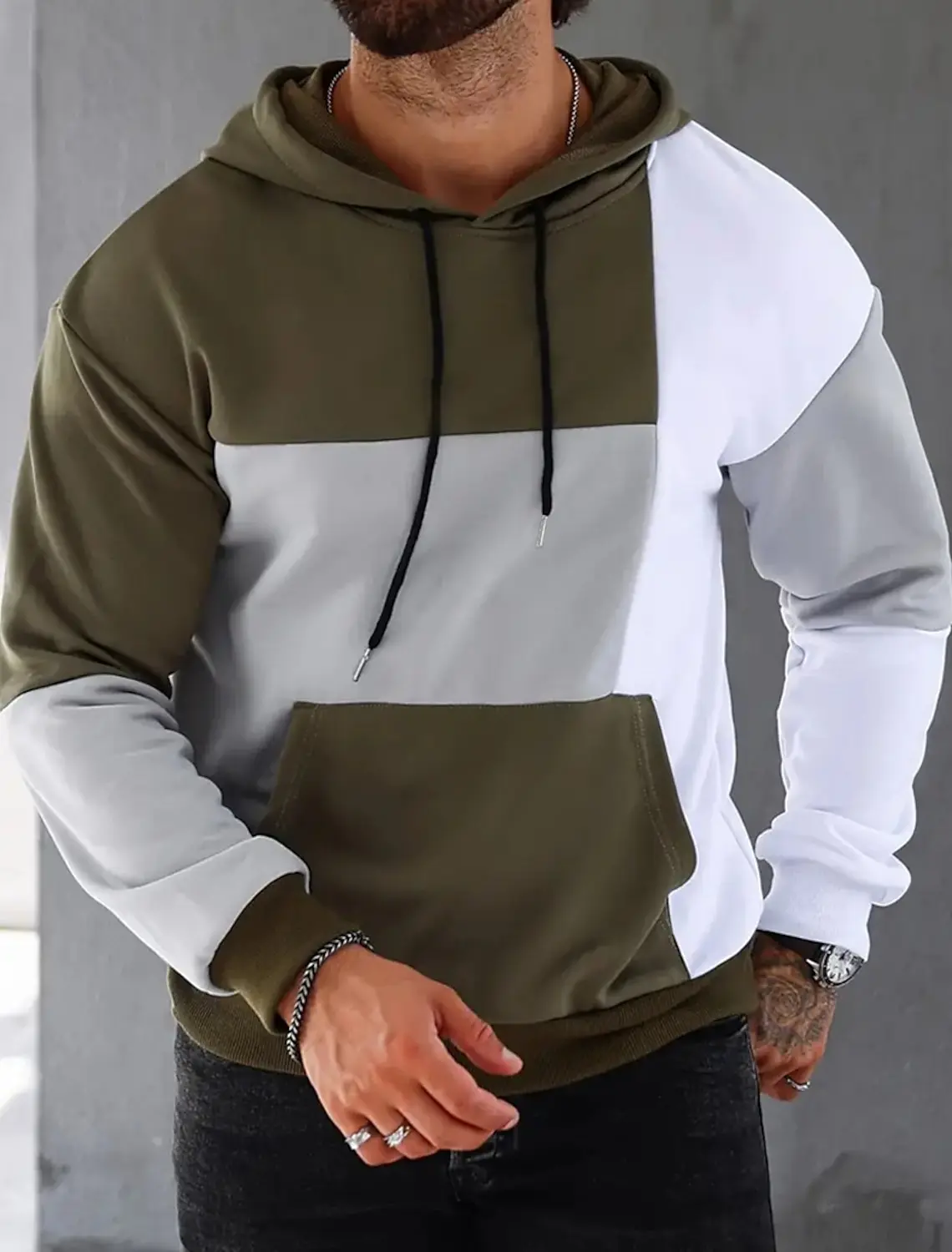 Sweat-capuche-d-contract-pour-hommes-sweats-capuche-de-poche-streetwear ...