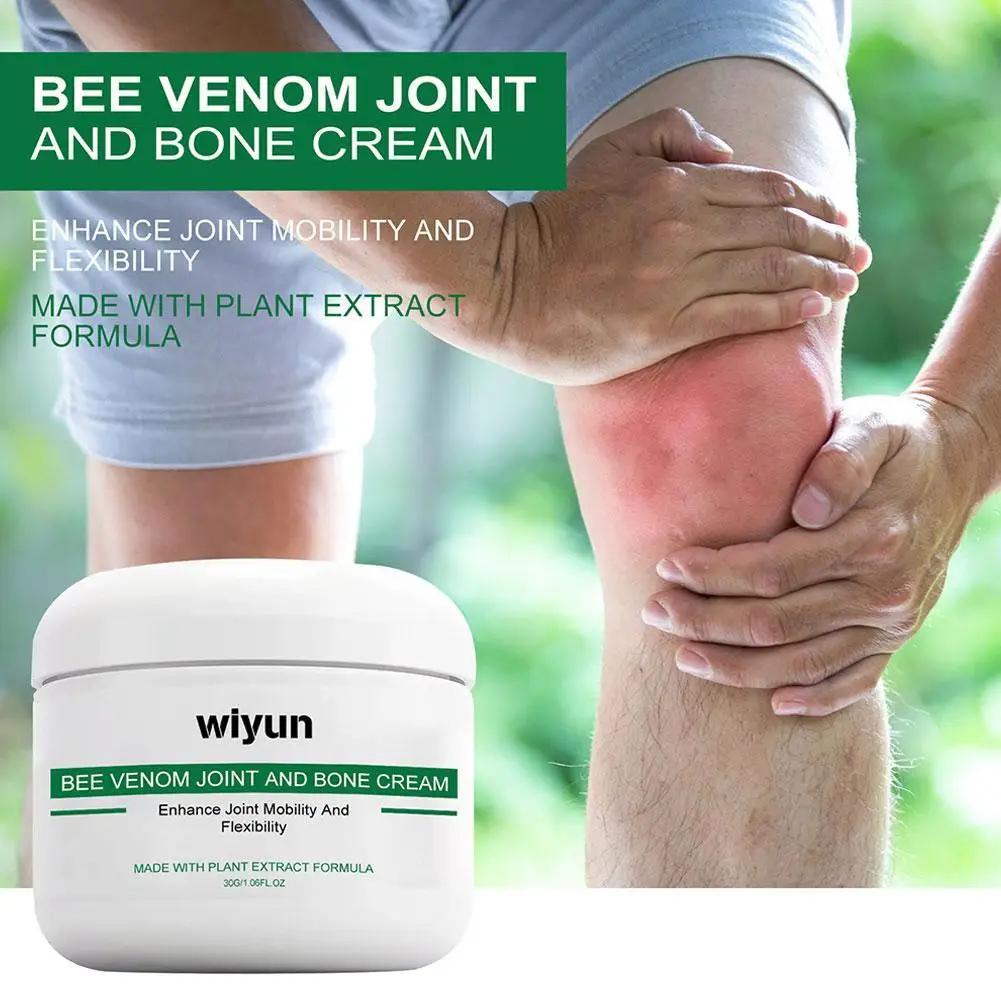 30g Joint Bone Cream Honey Bee Venoms Relieve Joint Soreness Body Care Massage Therapys Cream Adults Health Body Care