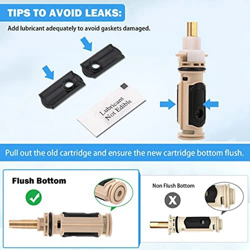 The New1222 Replacement With 104421Puller Removal Tool & Clip Compatible , Bathtub Shower Valve Parts Repair Kit