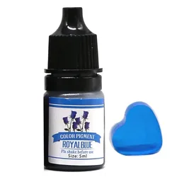 Vibrant 24 - Color Epoxy Resin Pigment Set for Creative DIY Projects (Sapphire Blue)