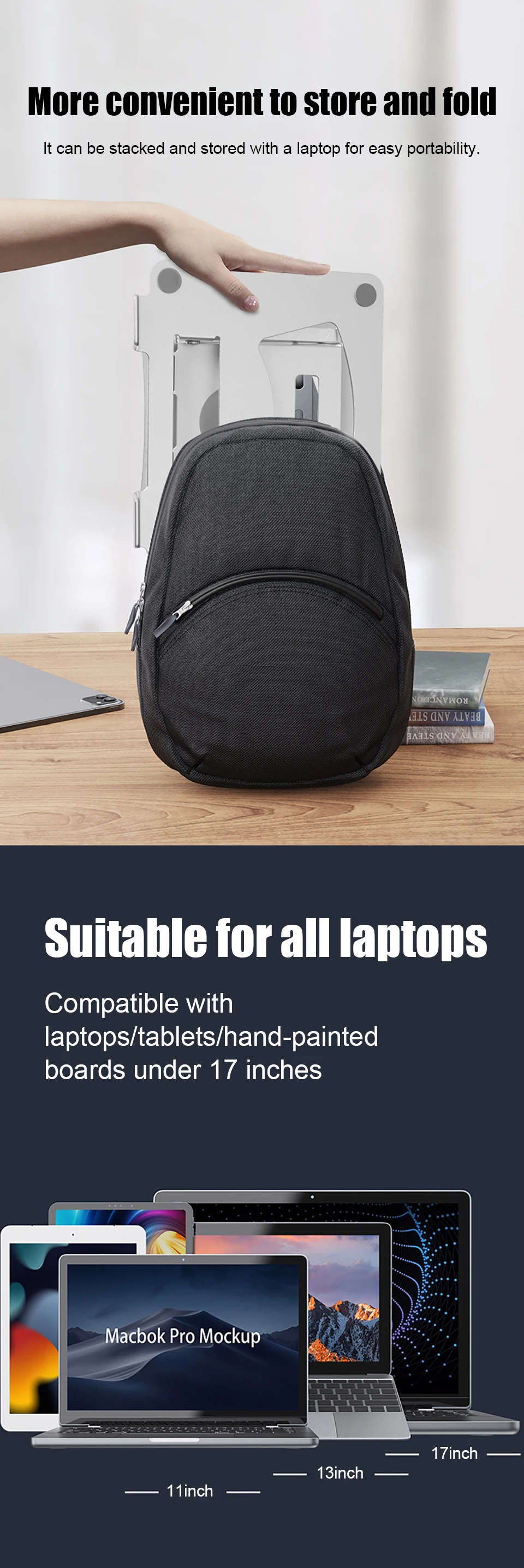 Suporte Tablet, Suporte Notebook, MacBook Air Pro, Computador iPad